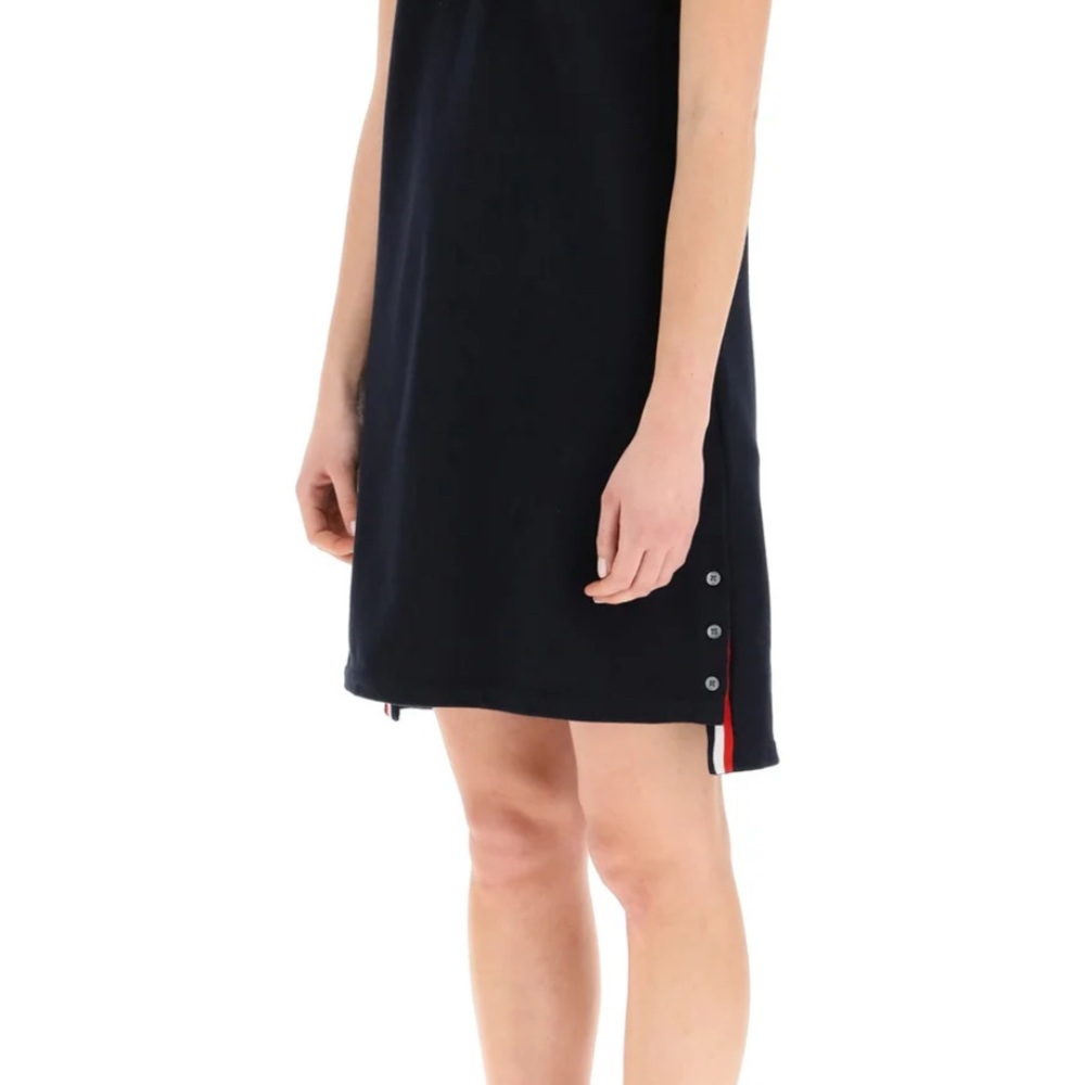 CLASSIC PIQUE STRIPE POLO DRESS - Picture 3 of 6
